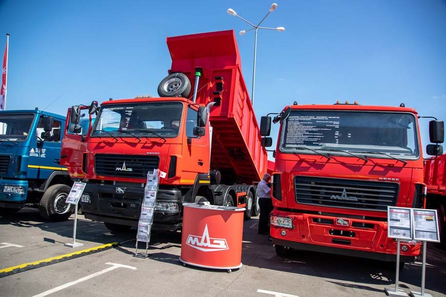 Самосвал МАЗ – самый большой зерновоз на «Белагро-2019»